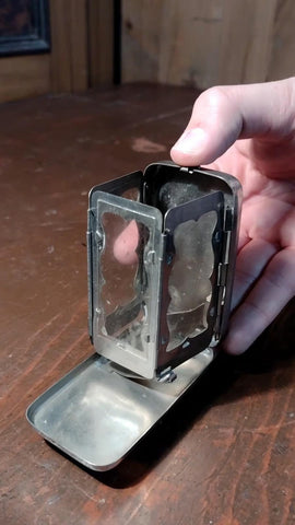 Folding pocket candle lantern(Candles not included)