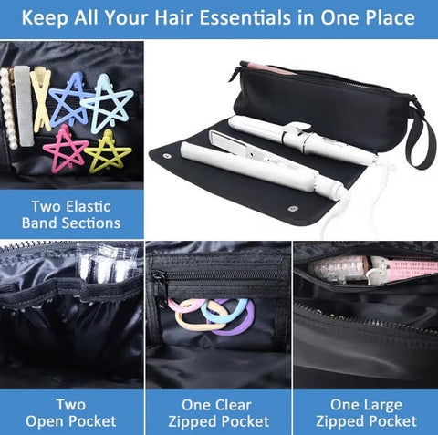My Kit Where Tools Meet Blooms - Personalized Hair Tools Travel Bag