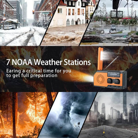 Solar-Powered Emergency Weather Radio